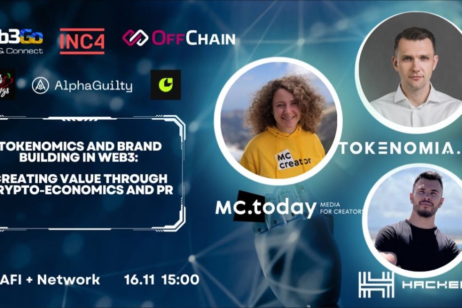 Event "Tokenomics and Brand Building in #Web3: Creating Value through Crypto-Economics and PR"